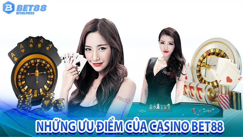 Những ưu điểm thu hút người chơi của sảnh game casino Bet88